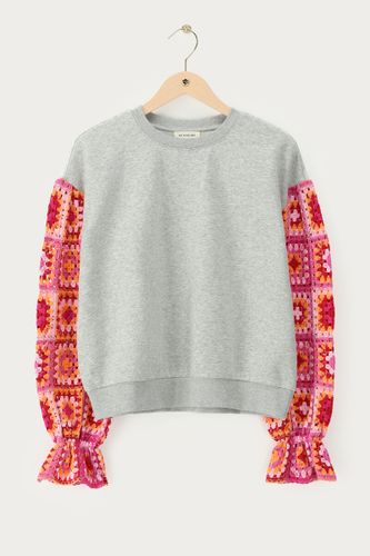 Sweat avec manches en crochet | - My jewellery - Modalova