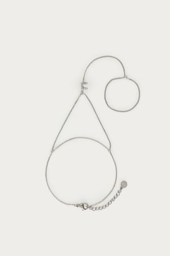 Chaîne de main à initiale avec strass | - My jewellery - Modalova