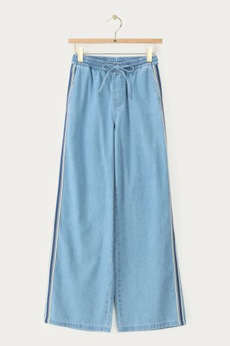 Pantalon en denim à bandes latérales | - My jewellery - Modalova