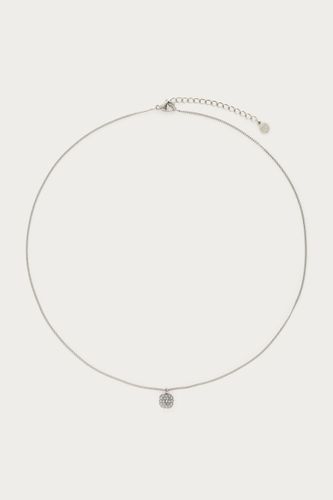 Collier Love à strass carrés | - My jewellery - Modalova