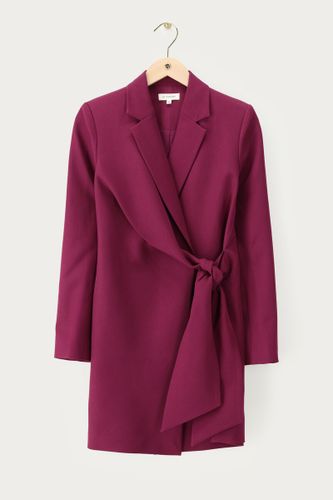 Robe blazer violette avec nœud | - My jewellery - Modalova