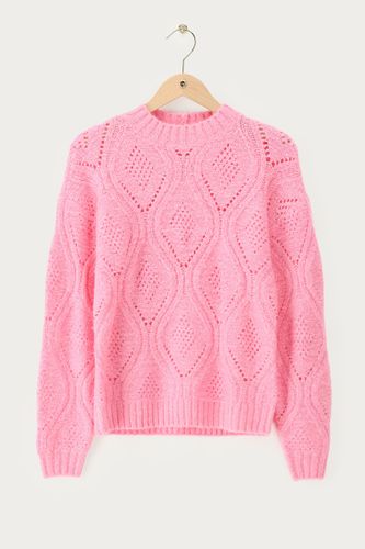 Pull en maille avec motifs ajourés | - My jewellery - Modalova