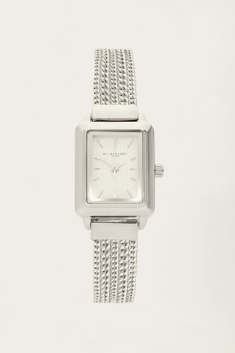 Montre rectangulaire avec chaînes | - My jewellery - Modalova
