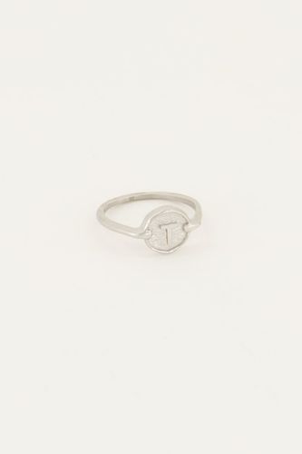 Bague avec initiale encerclée | - My jewellery - Modalova