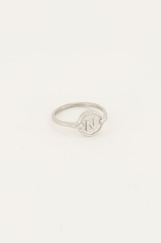 Bague avec initiale encerclée | - My jewellery - Modalova