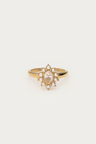 Bague à perles fantaisies et strass | - My jewellery - Modalova
