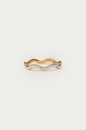 Bague spirale en perles fantaisie | - My jewellery - Modalova