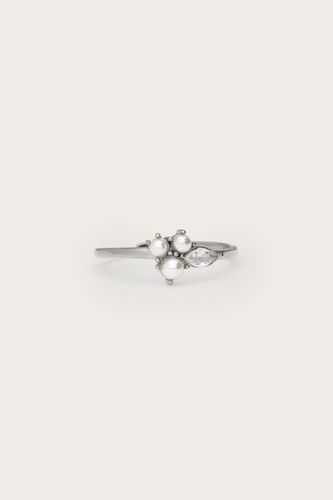 Bague avec perles d'eau douce et strass | - My jewellery - Modalova