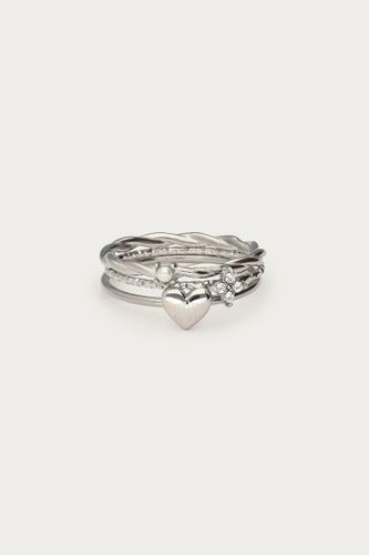 Bague triple love avec strass | - My jewellery - Modalova