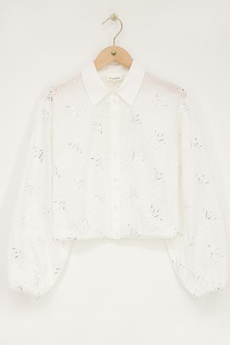 Chemise blancheà paillettes de couleur | - My jewellery - Modalova