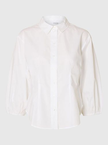 Coton Chemise Manches 3/4 - Selected - Modalova