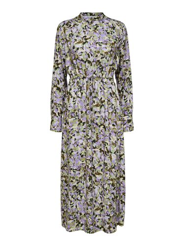 Floral Robe Longue - Selected - Modalova