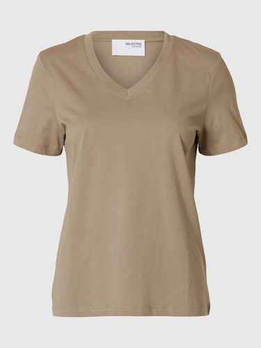 Classique V-neck T-shirt - Selected - Modalova