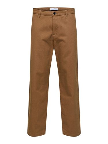 Coton Pantalon À Jambe Ample - Selected - Modalova