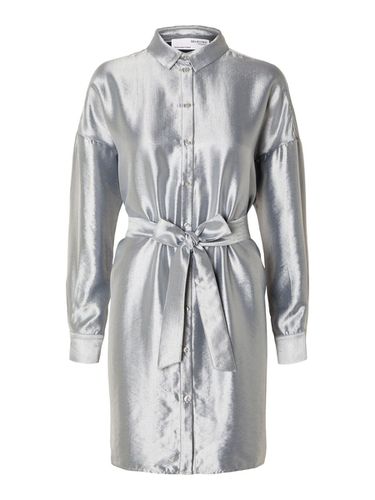 Métallisé Robe-chemise - Selected - Modalova