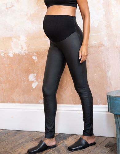 Leggings de grossesse enduits mats | - Seraphine - Modalova