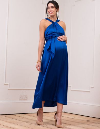 Reversible Halterneck A-Line Maternity Dress | - Seraphine - Modalova