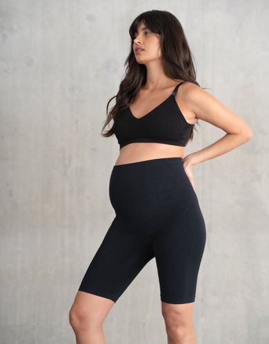 Leggings de grossesse coupe short cycliste au-dessus du ventre | - Seraphine - Modalova