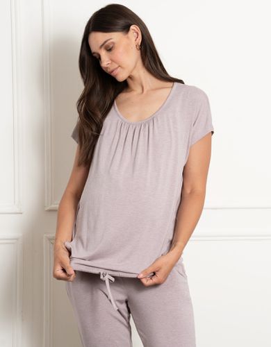 Ensemble 2 pièces loungewear de grossesse et d'allaitement manches courtes | - Seraphine - Modalova