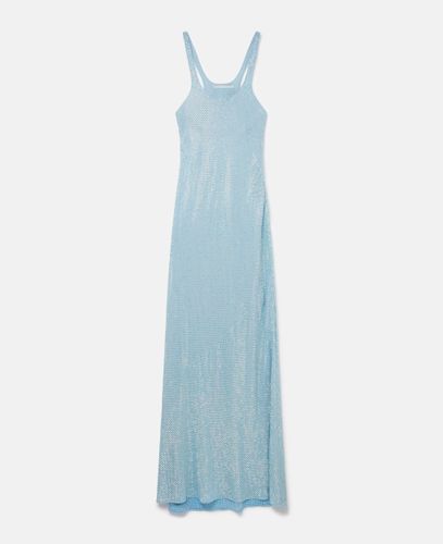 Robe longue en soie strass cristal, , , Taille: 38 - Stella McCartney - Modalova