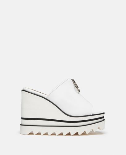 Claquettes compensees avec zip Sneak Elyse, , , Taille: 36 - Stella McCartney - Modalova