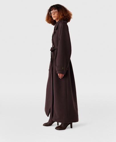 Trench coat double face avec ceinture, , , Taille: 38 - Stella McCartney - Modalova