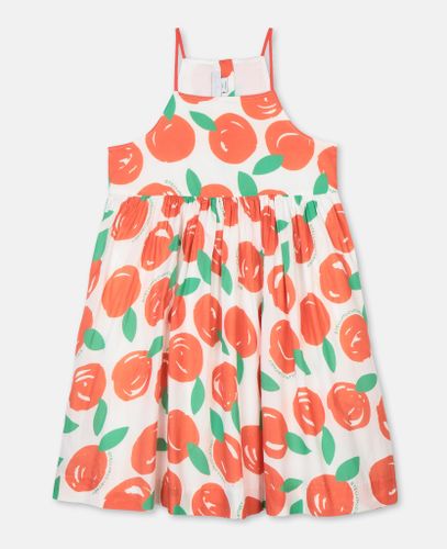 Robe en coton avec motif clémentines, , Taille: 8 - Stella McCartney - Modalova