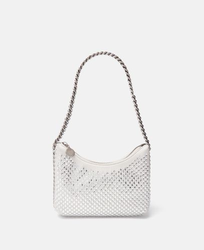 Mini sac porte epaule zippe en mesh a cristaux Falabella, - Stella McCartney - Modalova