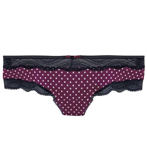 Shorty tanga bordeaux/gris Dali - Pomm'Poire - Modalova