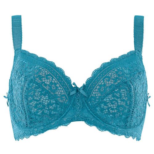 Soutien-gorge grand maintien turquoise Elena - Pomm'Poire - Modalova