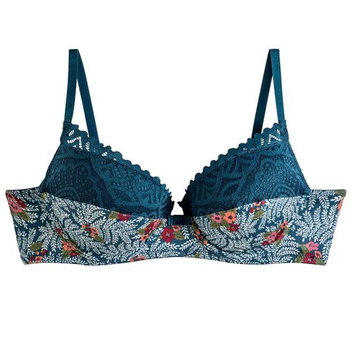 Soutien-gorge ampliforme coque moulée multico bleu Paprika - Pomm'Poire - Modalova