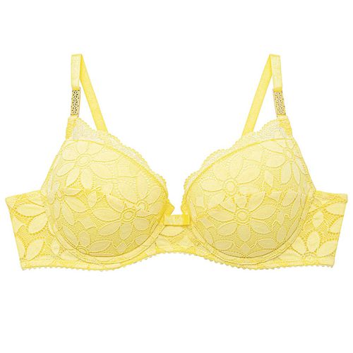 Soutien-gorge push-up jaune Flamant Rose - Pomm'Poire - Modalova