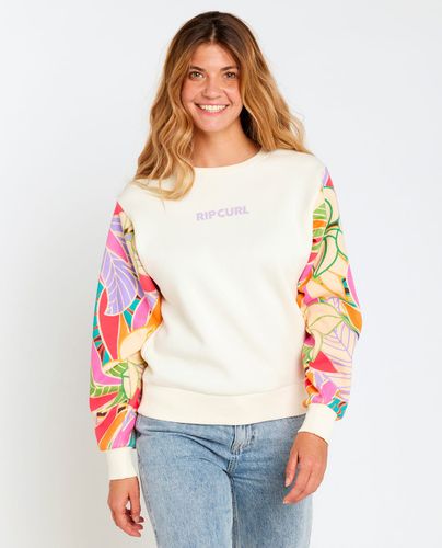 Sweat col rond Wavy à manches imprimés - Rip Curl - Modalova