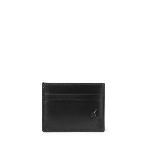 Porte-cartes poney distinctif en cuir - Polo Ralph Lauren - Modalova
