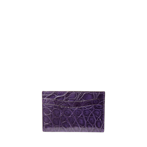 Porte-cartes en alligator - Purple Label - Modalova