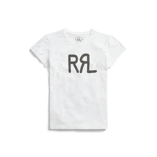 T-shirt logo en jersey de coton - RRL - Modalova