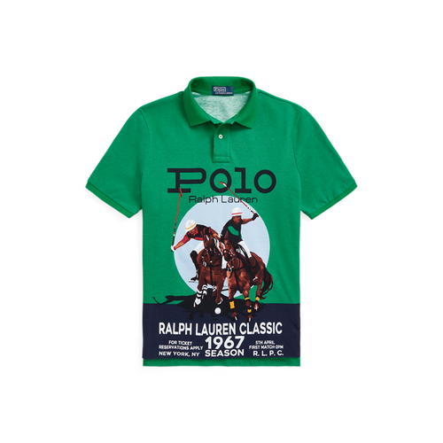 Polo graphique coupe classique en piqué - Polo Ralph Lauren - Modalova