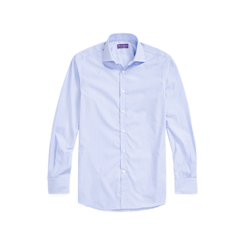 Chemise rayures bengalies en popeline - Purple Label - Modalova