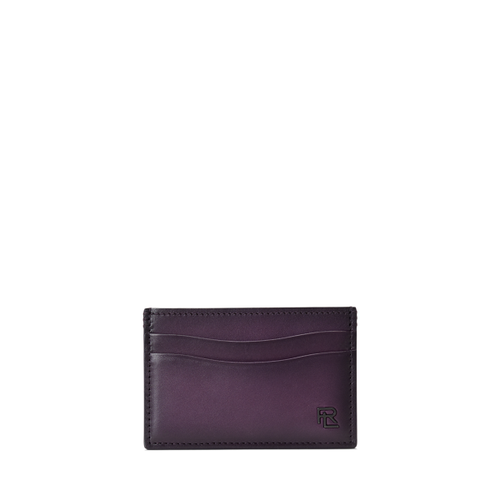 Porte-cartes monogramme cuir de vachette - Purple Label - Modalova