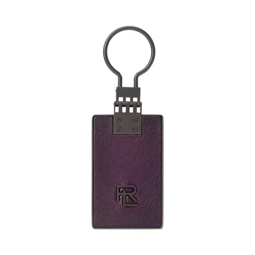 Porte-clé monogramme en vachette - Purple Label - Modalova