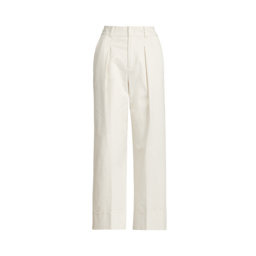 Pantalon 7/8 double face coton stretch - Lauren Ralph Lauren - Modalova