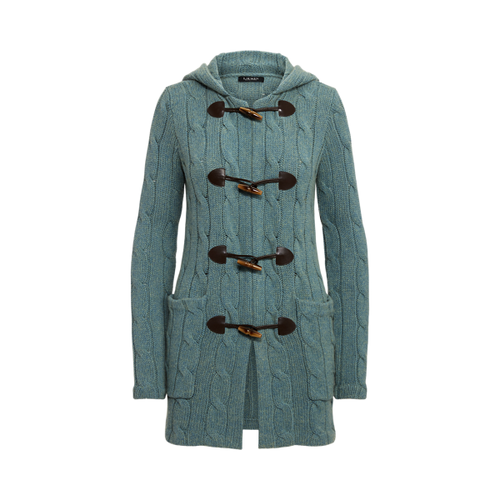 Manteau à capuche en laine mélangée - Lauren Ralph Lauren - Modalova