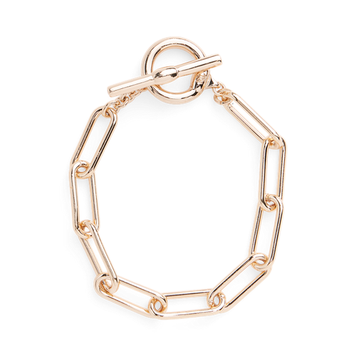 Bracelet flexible doré en chaîne - Lauren Ralph Lauren - Modalova
