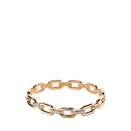 Bracelet à chaîne en or rose pavé de diamants - Ralph Lauren - Modalova