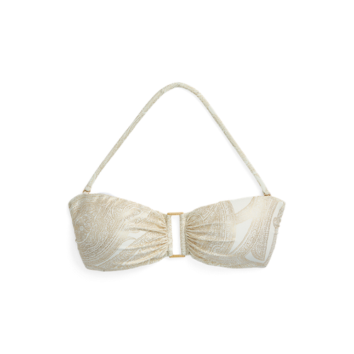 Haut de bikini bandeau à motif cachemire - Lauren Ralph Lauren - Modalova