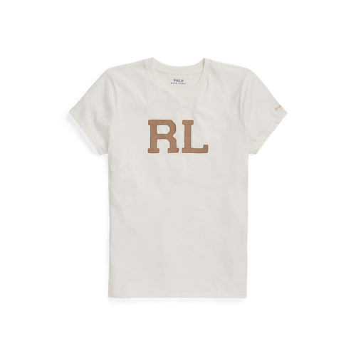 T-shirt en jersey à patchs « RL » daim - Polo Ralph Lauren - Modalova
