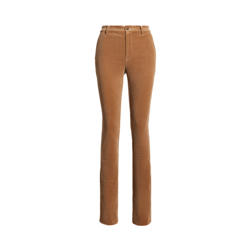 Pantalon bootcut taille haute en velours côtelé - Lauren Ralph Lauren - Modalova