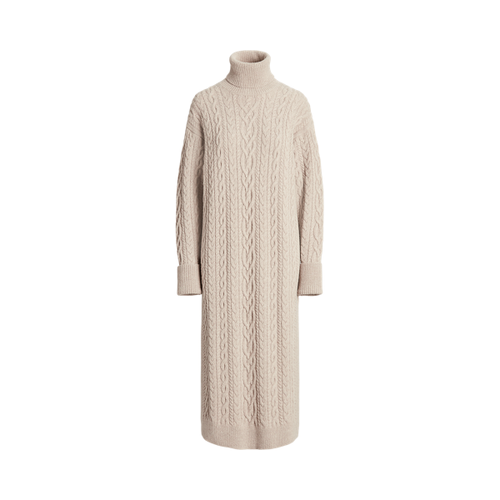 Robe-pull col roulé en laine mélangée - Polo Ralph Lauren - Modalova