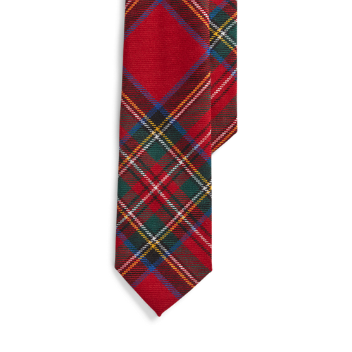 Cravate écossaise en laine - Polo Ralph Lauren - Modalova
