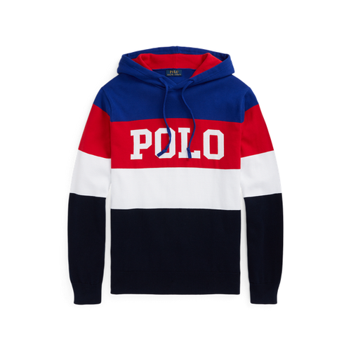 Pull à capuche et logo color-block coton - Polo Ralph Lauren - Modalova